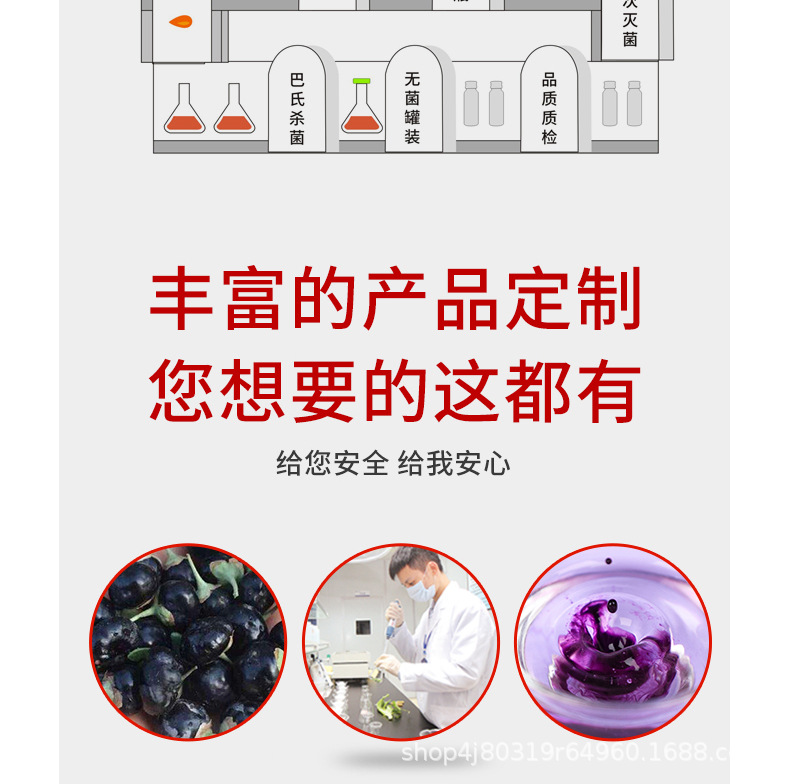 Ginseng Polygonatum Goji NFC Fresh Juice Blend Ready to Drink Herbal Wellness Beverage quality and texture