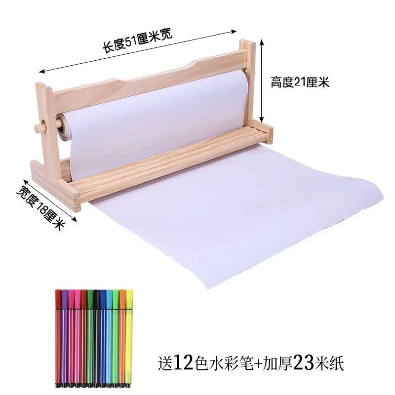 Extra-long drawing paper, family style, graffiti