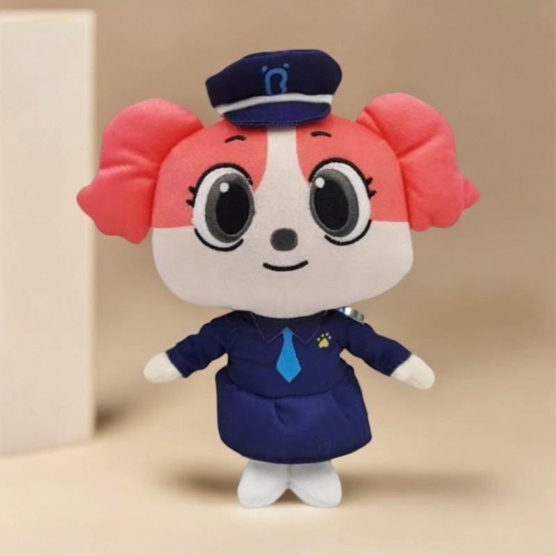 小蝶警长毛绒公仔儿童可爱卡通玩具安抚玩偶|undefined