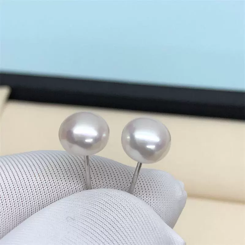 Сверхяркая маленькая лампочка класса 6A натуральная пресноводная жемчужная ушная игла s925 стерлингового серебра базовая модель простой пригородный женский серьги