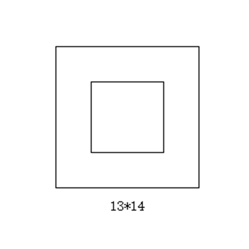 1 piece [1*1] 13*14cm
