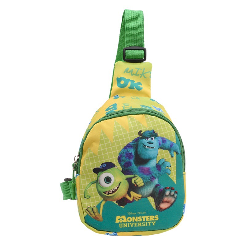 Boys and Girls Backpacks, Trendy and Cute Children's Bags, Lightweight and Versatile Chest Bags, New Cartoon Shoulder Crossbody Bags for Storage