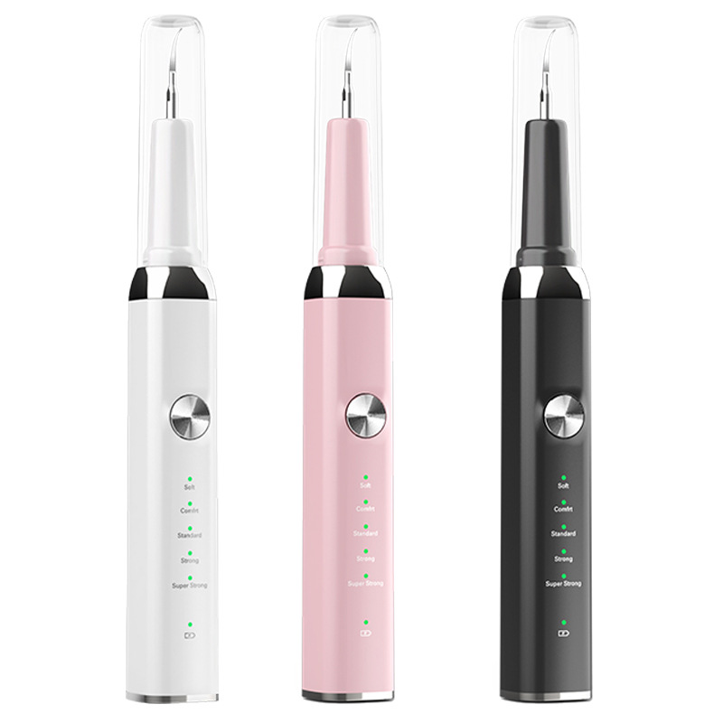 超声波洁牙器去除牙结石口腔清理牙齿污垢电动洗牙器便携家用跨境