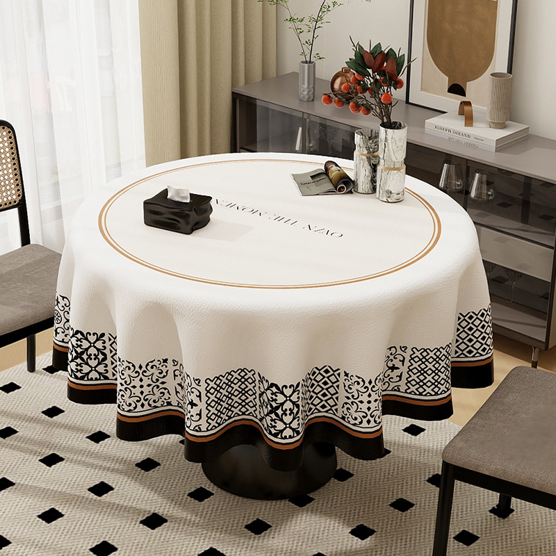 Manor elegance / Diameter 90cm-round tablecloth