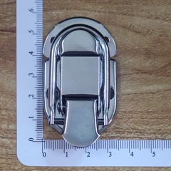 スプーンなしの丸い頭のバーベキューロックのクロムメッキの丸い頭のサイドロックの箱の金属の部品の箱のロックのボタン
