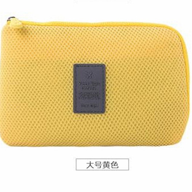 Terciopelo Shell a prueba de golpes bolsa de almacenamiento digital de viaje cable de datos de energía de carga pequeña bolsa de almacenamiento bolsa de cosméticos bolsa digital al por mayor