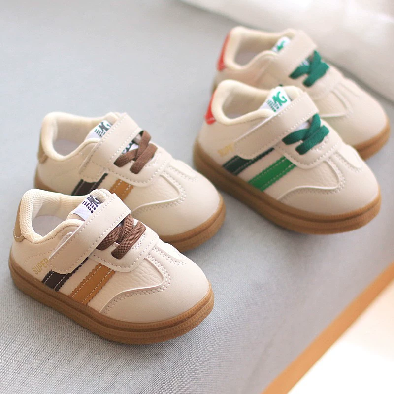 Детские кроссовки новая мягкая подошва ступенчатая обувь для мальчиков и девочек маленькая белая обувь 1 один 3-2 года детская спортивная обувь детская обувь