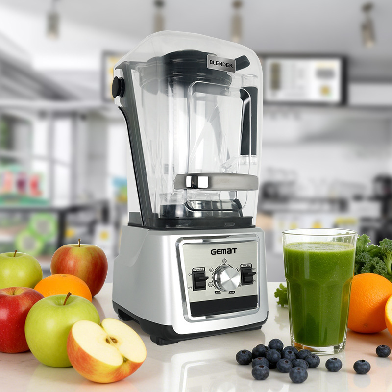 6-Liter Commercial Blender, Large Capacity, High-Power, Professional Silent Blender for Hotels, Bars, and Restaurants