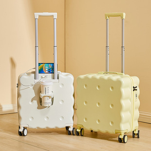 18-inch Luggage Case Women's Small Lightweight Cute Small 20 Airplane-accessible Children's Trolley Travel Password Box