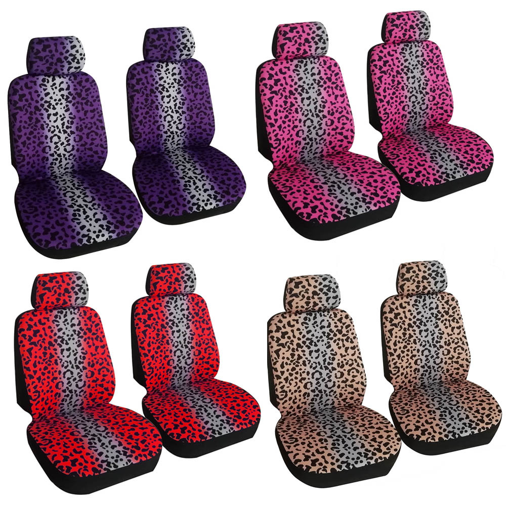 Amazon's Best-Selling Leopard Print Digital Printing All-Inclusive Car Seat Cushion Cover Four-Season Universal Seat Cover Supplies