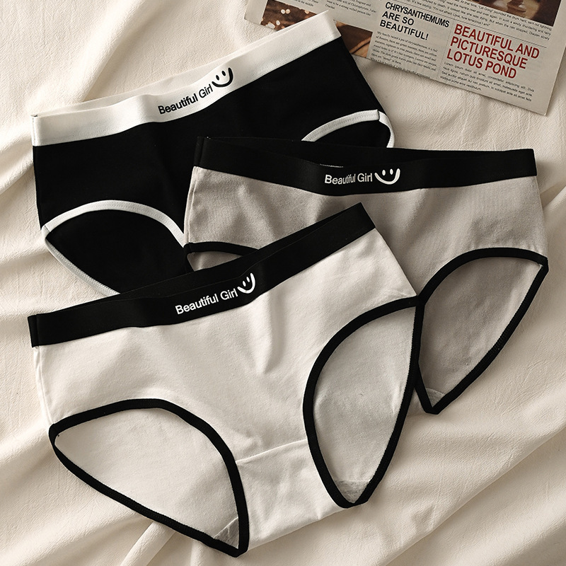 Cs021 # Women's Underwear, Skin-Friendly, Breathable, Nude, New Style, Sports, Simple, Mid-Waist Triangle Shorts for Girls