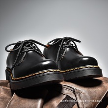 品牌特卖外贸男女鞋秋季真皮马丁靴低帮情侣工装鞋dr1461小皮鞋潮