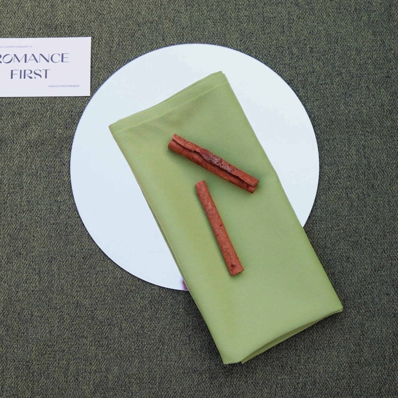 Servillas algodón poliéster servillas cuadradas hotel de boda transfronterizas decoración de mesa de comedor occidental almohadilla de Navidad servillas