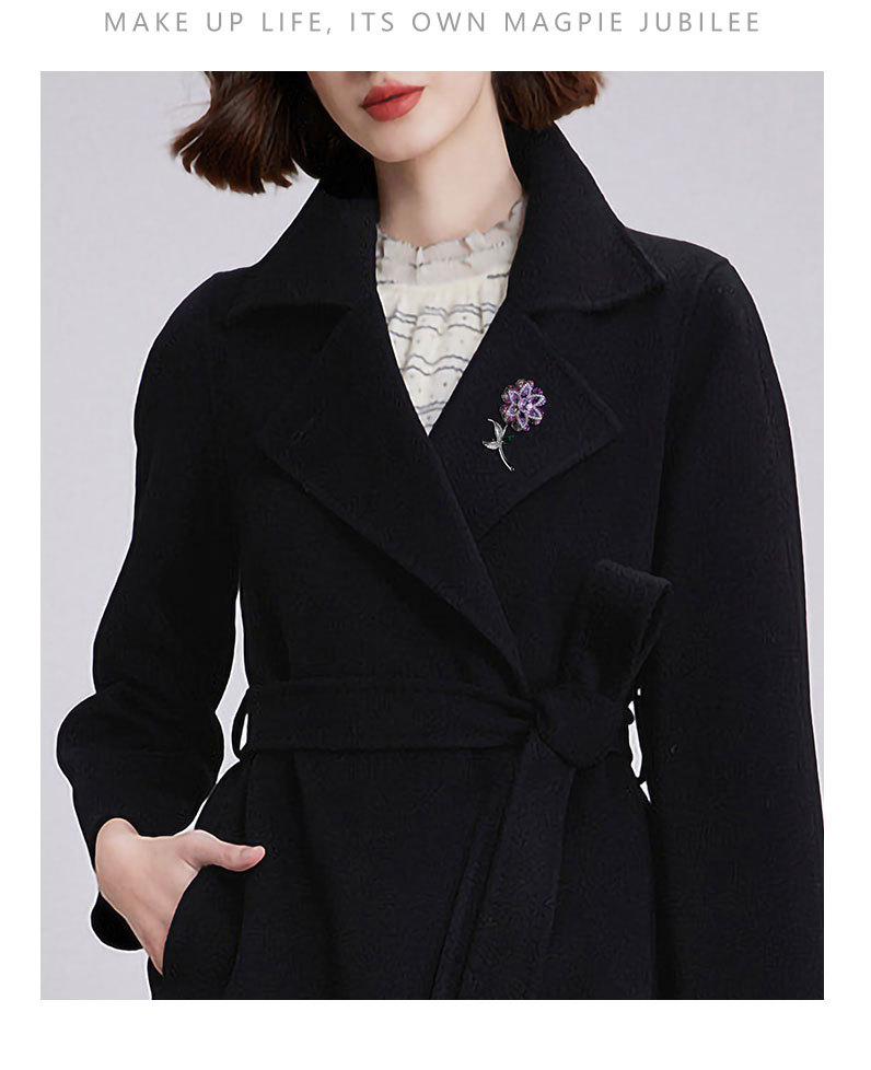 新款繁花似锦胸针小众高级感精致花朵胸花时尚优雅百搭