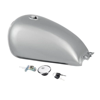 fuel tank with fuel – Motorcycle Safety Supplies - silver-accessories
