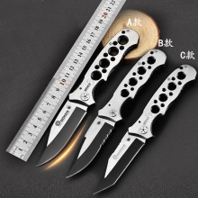 不锈钢户外折刀 户外刀具 野营折叠刀 防身军刀 野外求生刀