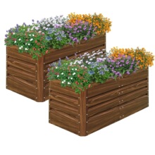 T 76340 Outdoor Square Planter Box ����ľ���� ŷ���羳