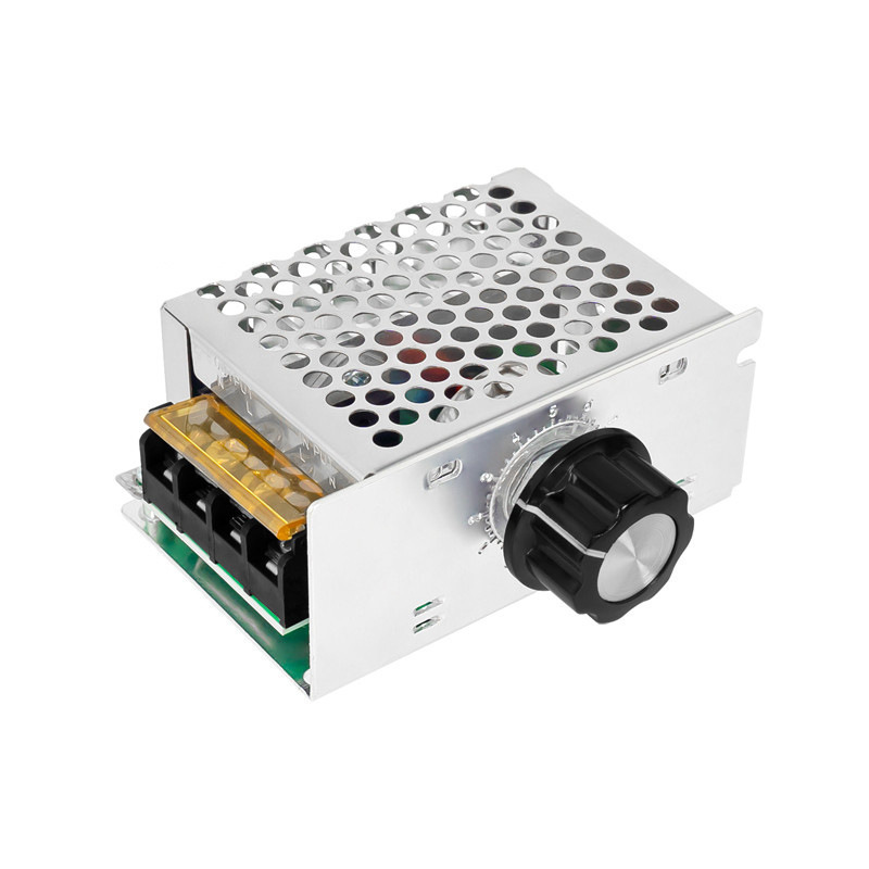 4000W 大功率可控硅 电子调压器 调光 调速 调温 配保险外壳