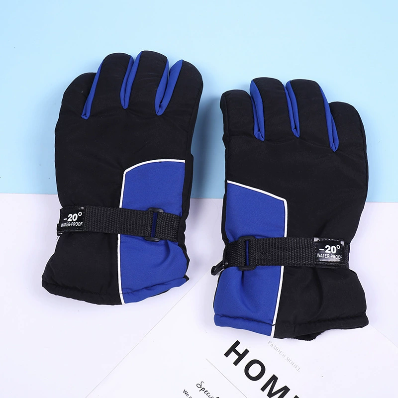 Children's ski keep warm waterproof gloves for boys