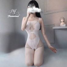夜妤情趣内衣性感丝袜连体衣手撕诱惑透明挑逗套装激情透视制服女