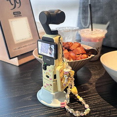 DJI pocket3 保護ケース シリコンケース カメラアクセサリー イエロー ストラップ ハンドヘルド ジンバル ボディ 固定業界 送料無料