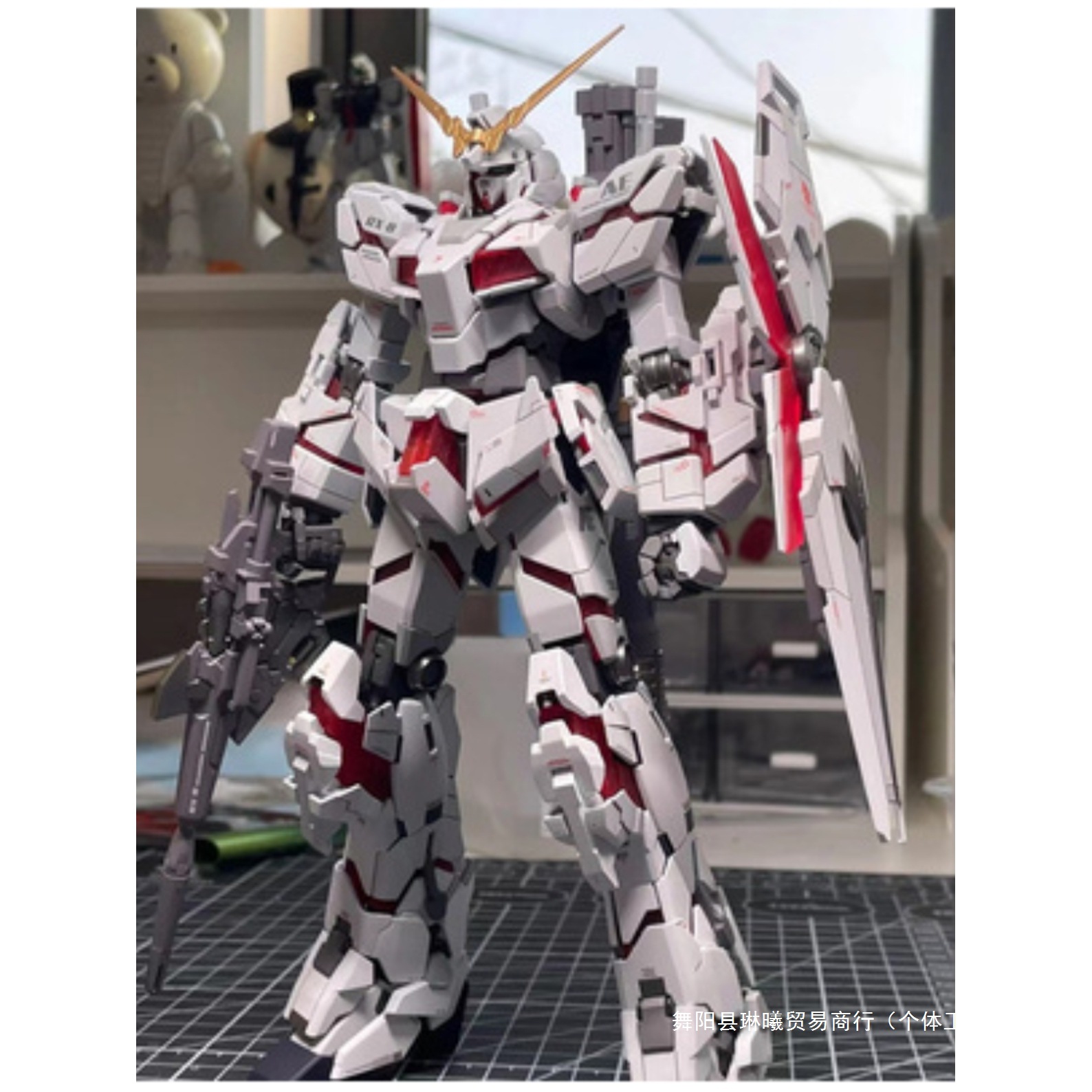 Gunpla Hg Mobile Suit Unicorn Red Heretic Angel Strike Freedom Gundam Assembled Figure Toy