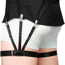 W 37154 Shirt anti-wrinkle leg garter ������������ŷ������
