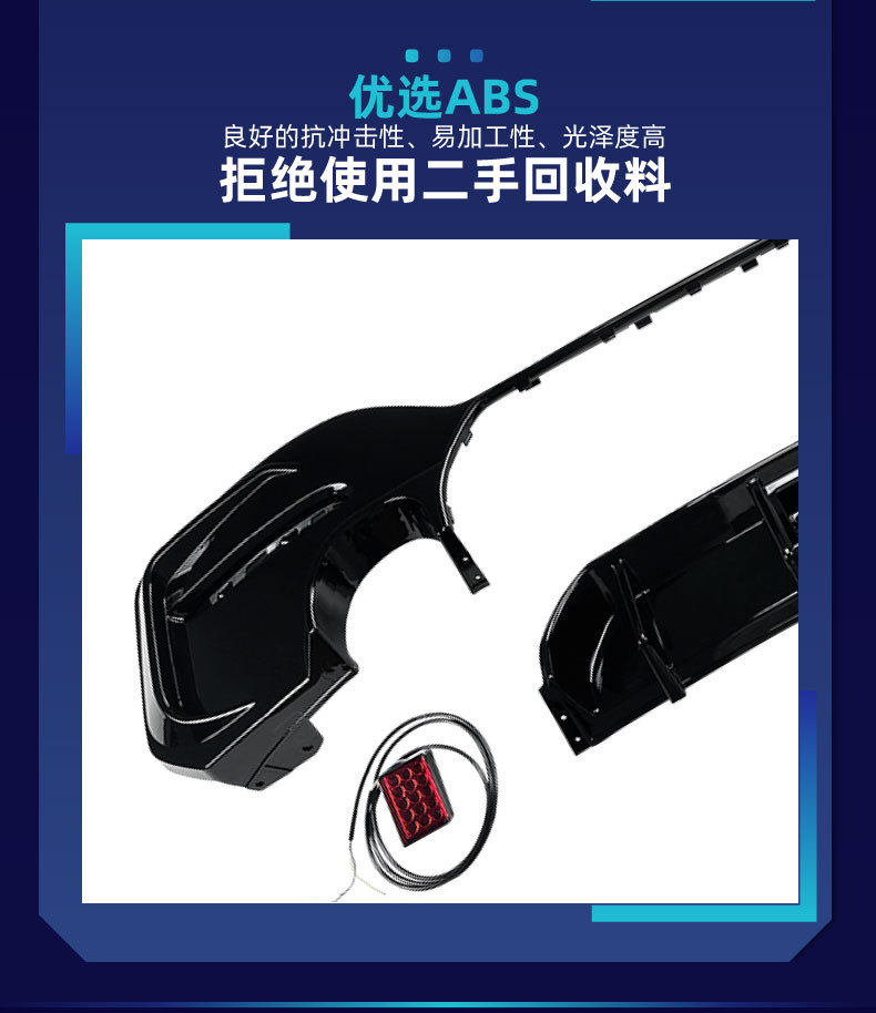 Suitable for Bmw Bmw 1 Series F20 F21 Lci m Sport 2015-2019 Mp Rear Lip Tail Lip Modification Parts