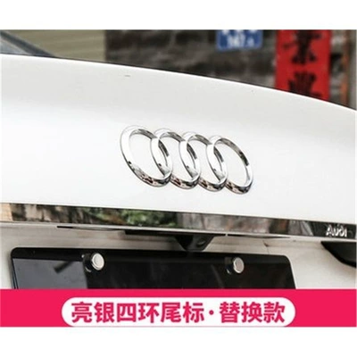 Audi A7L emblem, digital lettering for the rear, four-wheel drive (quattro) emblem, modified 45 55 TFSI engine displacement emblem, rear sticker (Car logo) - standard-