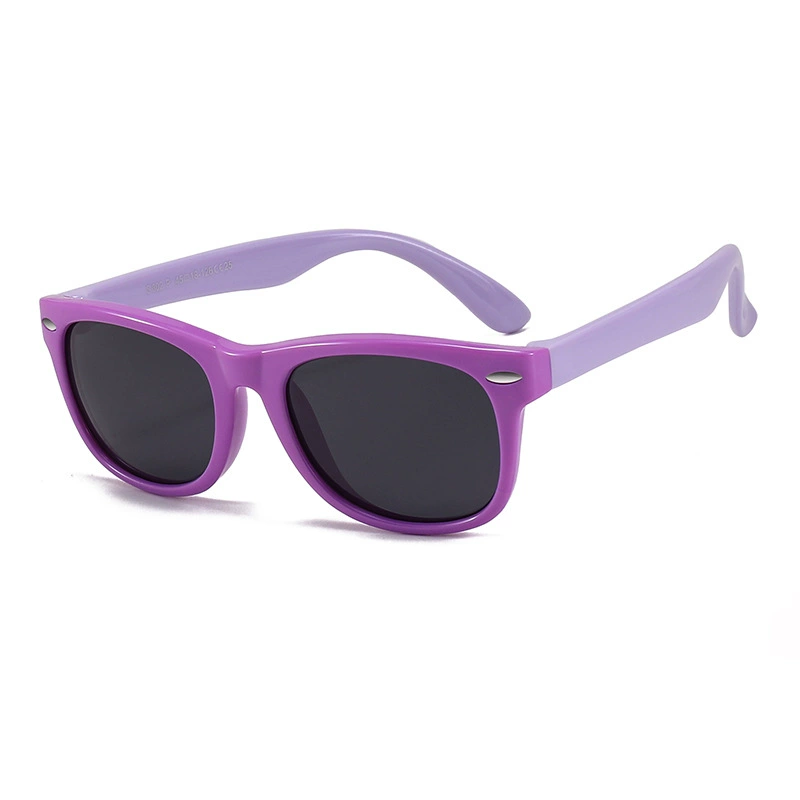 Silicone Children's Sunglasses, UV Protection, TAC Polarized Lenses, Assorted Colors (Ages 2+)