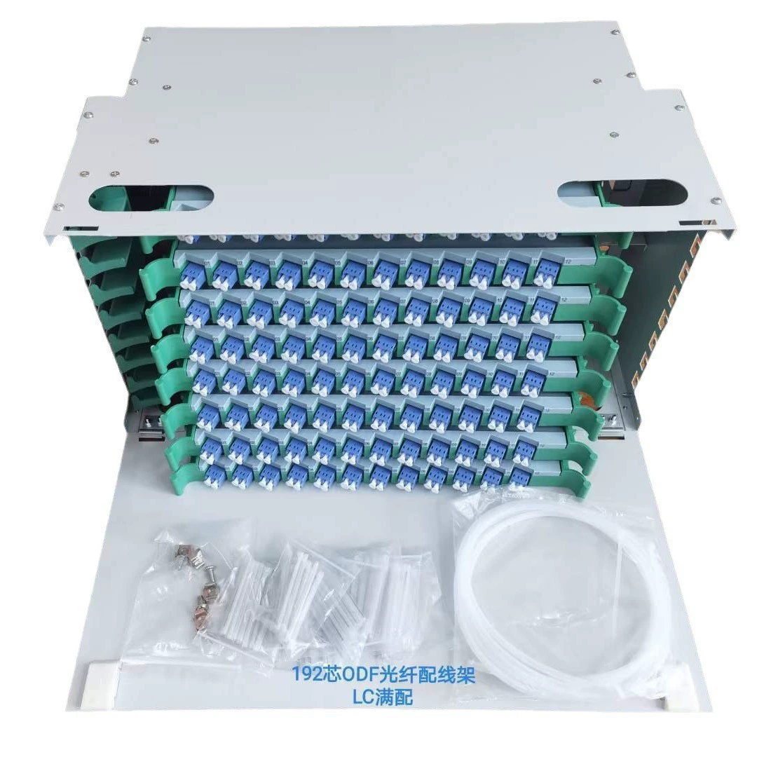 Поставка 96-ядерного интегрированного дискового блока ODF SC/LC, блока цифрового оборудования, большой распределительной коробки для компьютерной комнаты