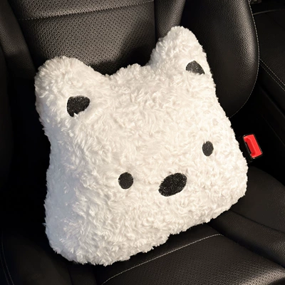 Interior Accessories, Seat cushion, seat cover - plush-west-highland-puppy-lumbar-support