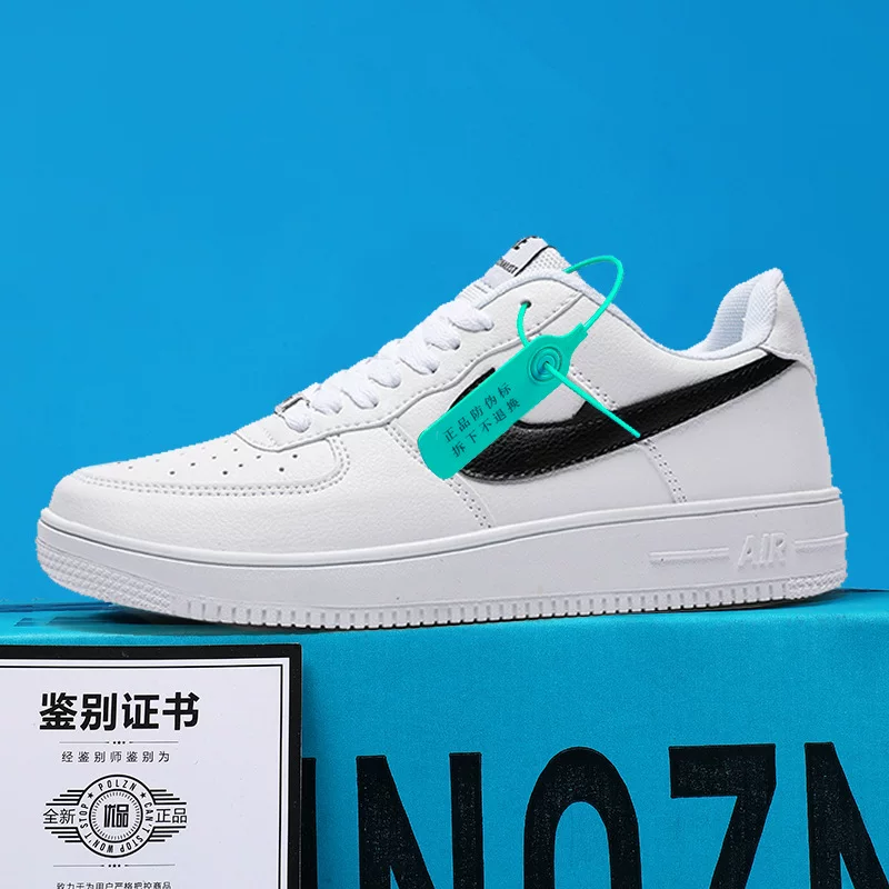 Кроссовки Nike Air Force 1 низкие (мужские), белые спортивные, размеры 35–47
