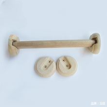 香樟木挂衣木杆家居衣柜配件实木晾衣杆橱柜香樟木衣柜杆