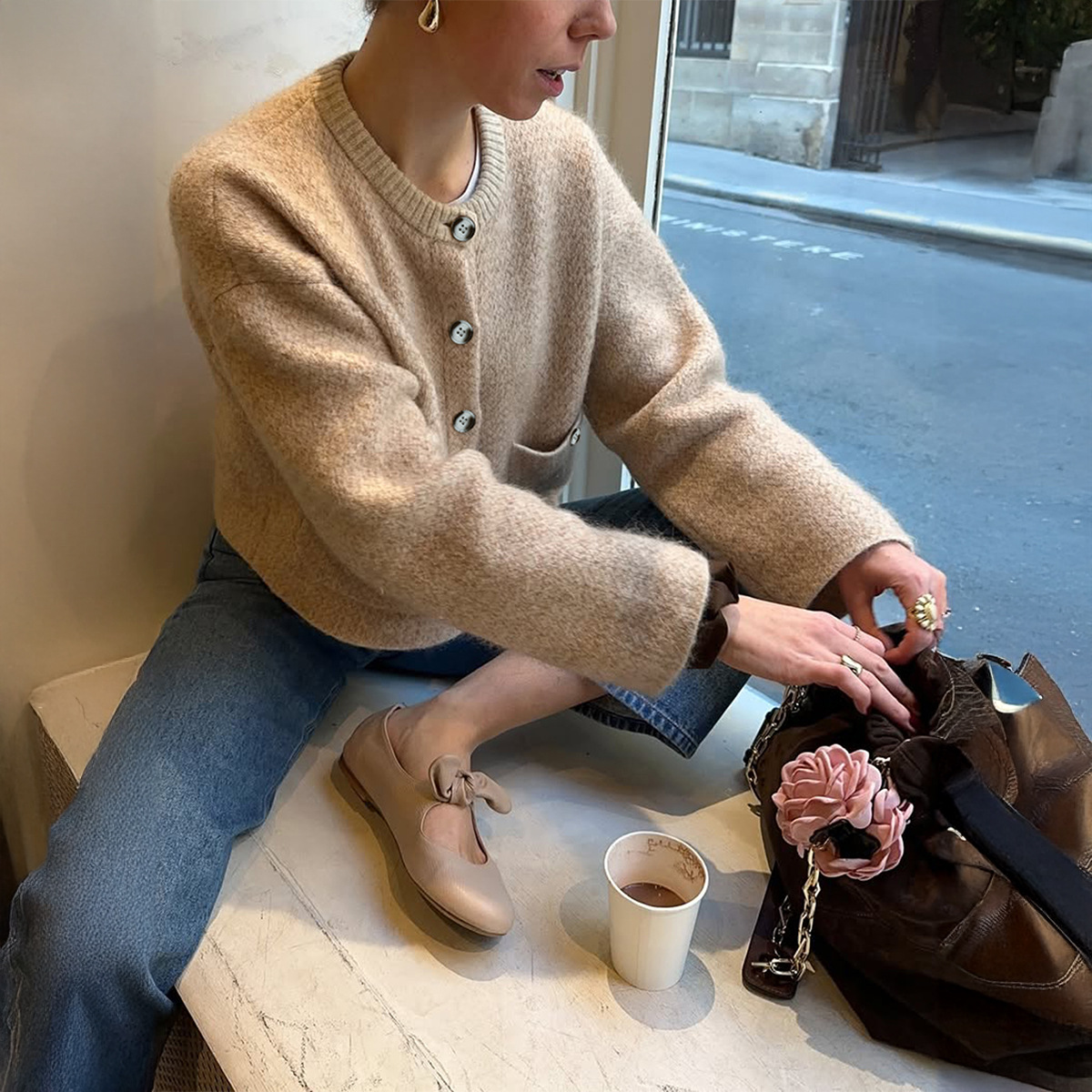 Kaikuo transfronterizo Europa y Estados Unidos vacaciones casuales camisa de botón de lana suéter de mujer otoño y invierno 2025 estación independiente de Amazon