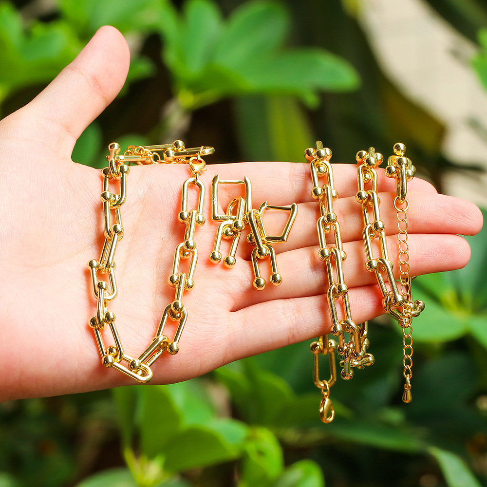 Anniversary, Business, Travel Occasion Copper Material Copper Plating Geometric Zircon Copper Bracelets