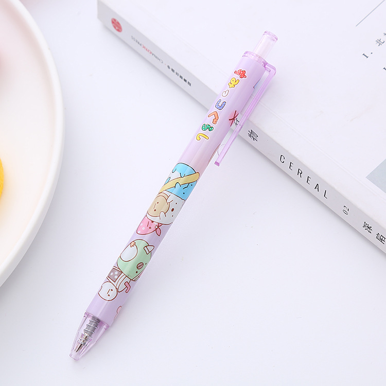 Bolígrafo de góner de presión de pollo gruñido creativo, bolígrafo de presión de estudiante de alto valor, papelería linda, bolígrafo de firma de oficina, personalización