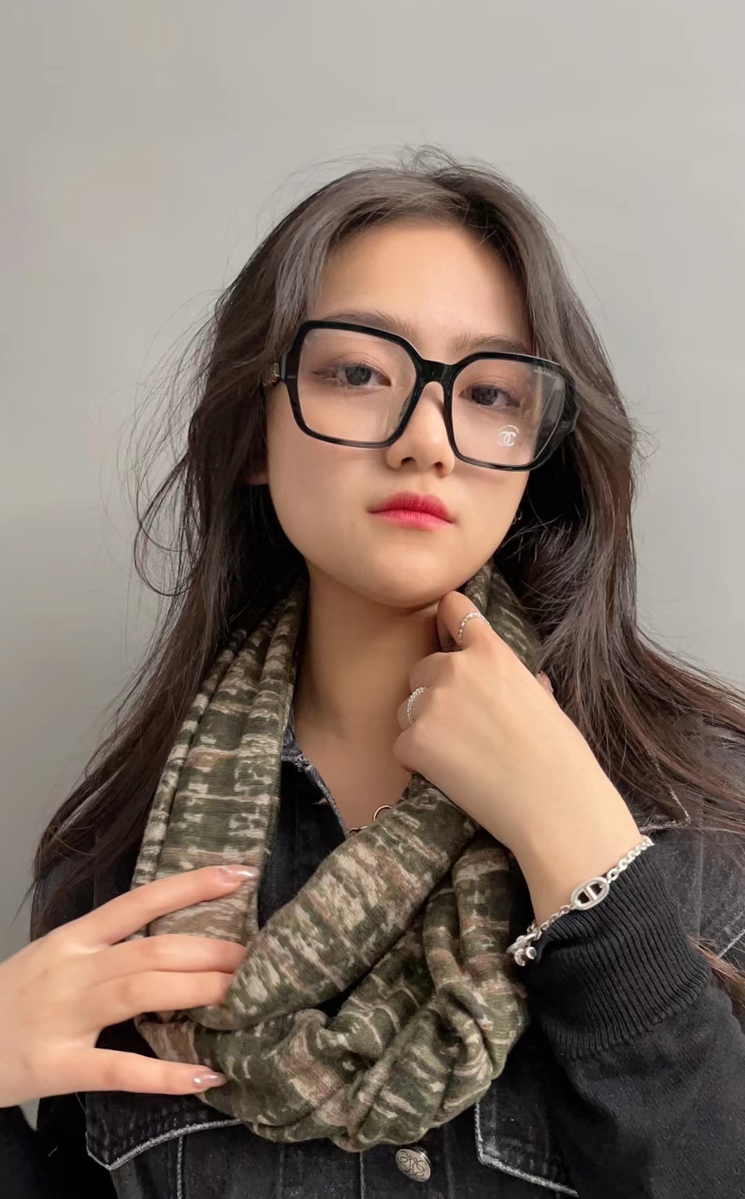 2023 new scarf women's spring warm double-layer collar fashion winter variety scarf outdoor riding mask cover