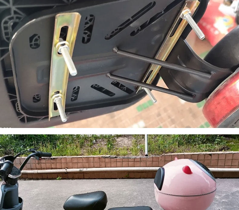 Rear Tail Rack Modification Bracket for Electric Vehicles, Universal Rear Box Tail Rack, Universal Fixed Bracket for Electric Vehicle Trunk