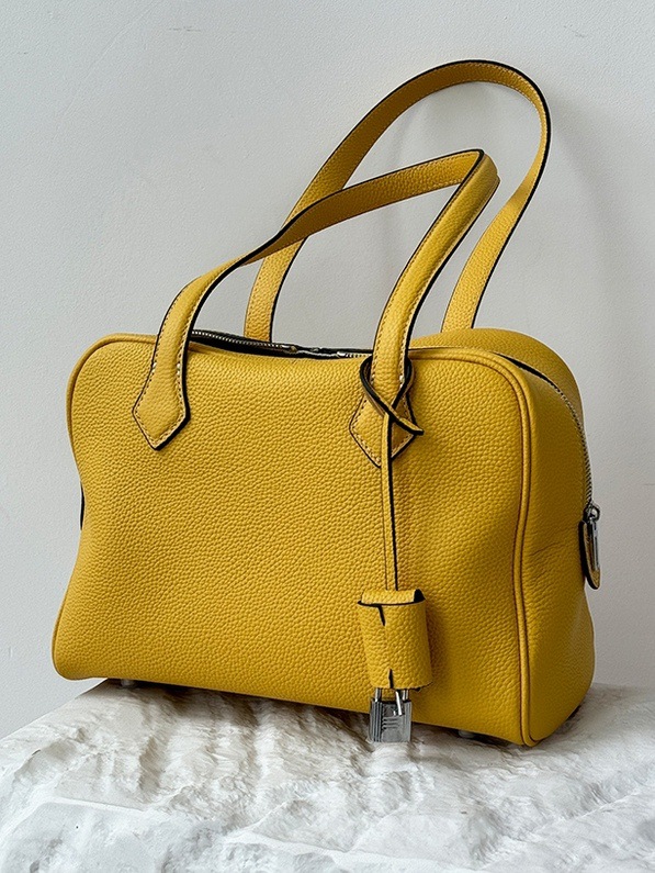 Genuine Leather Large Capacity Women's Tote Bowling Bag 2026 New Arrival Luxury Commuter Shoulder Boston Bag Underarm Bag - Thumbnail 8