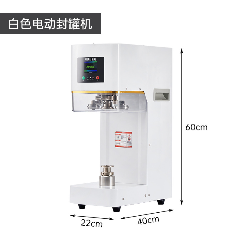 Zhuojin máquina de sellado de latas fácil de tirar máquina de sellado de latas comercial de bebida de leche y té tapa de aluminio sellado de botella sellado máquina de sellado automática