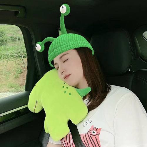 Car Seat Belt Shoulder Cover Cute Cartoon Soft Anti-Strangle Child Protective Cover Creative Car Supplies