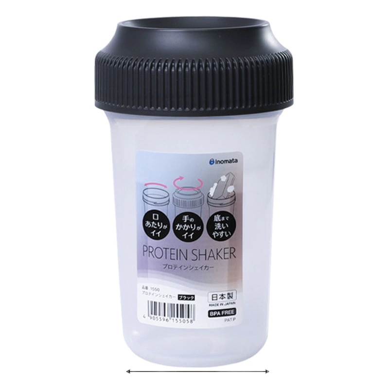 Импортная Шейк-чашка INOMATA, фитнес-протеиновый порошок, смешанный Шейк-порошок, большой диаметр, увеличение мышц со шкалой перемешивания
