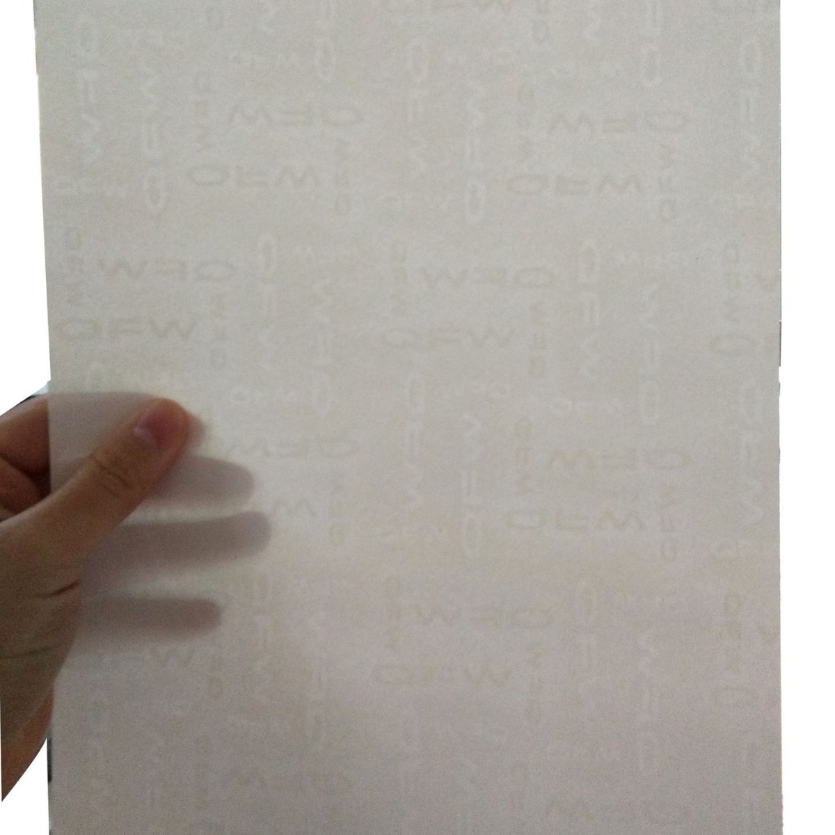 LOGO水印防伪纸 隐形纤维防伪印刷 专版揭开留字 K字水印纸