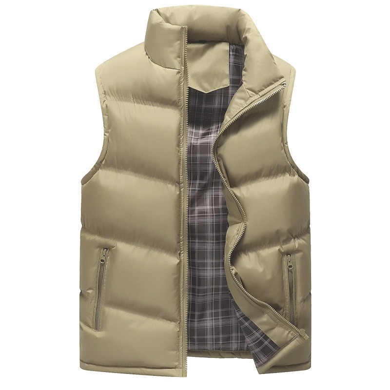 Down Vest Ykk Zipper Winter Warm 60% Gray Duck down Vest Customizable Company Logo Outdoor Jacket