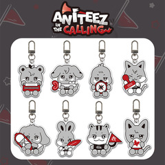 ATEEZ ANITEEZ卡通亚克力钥匙扣 公仔挂件 玩偶钥匙扣 梯 周边