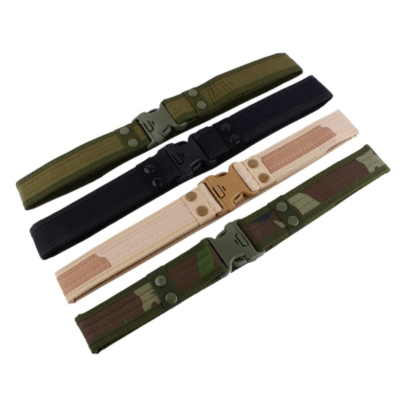 Deportes al aire libre suministros fijo vinculante cinturón de material EVA ventiladores militares camuflaje táctico cintura sello cinturón exterior