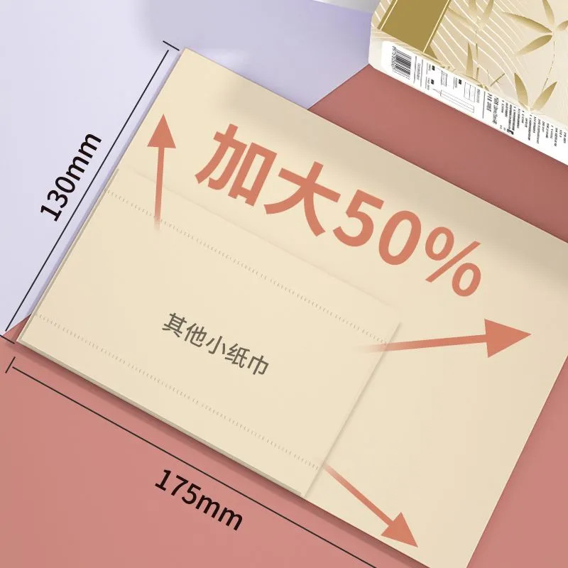 Papel de extracción colgante paquete doméstico 4 capas de papel higiénico grueso papel higiénico servillas de papel higiénico caja completa de toallas de extracción comerciales