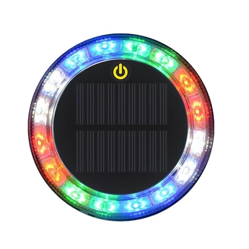 大型トラックソーラーフラッシュライトオートバイアンチチェイス幅警告灯車のリアテールライト LED 配線なし|undefined
