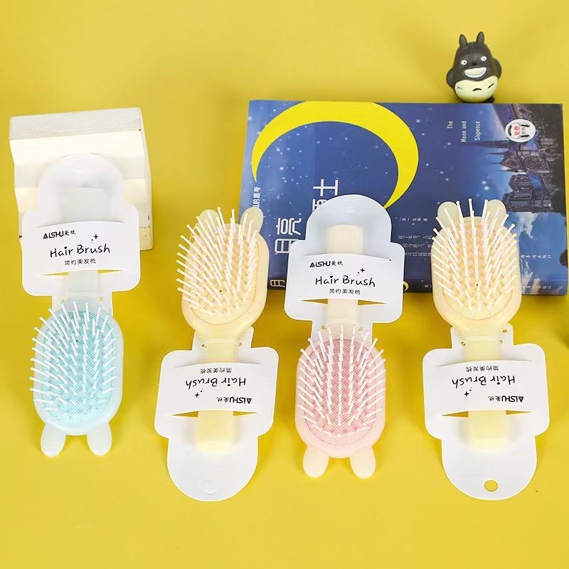 新商品のキャンディー色のエアクッションの美容櫛の少女のかわいい女の子の携帯の小さい櫛のエアバッグは櫛の卸売りをマッサージします。|undefined